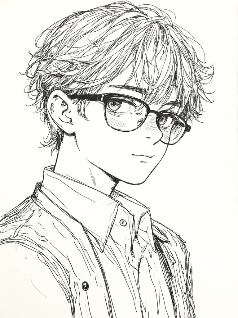 Thumbnail of Matheus/the nerdy kid at school