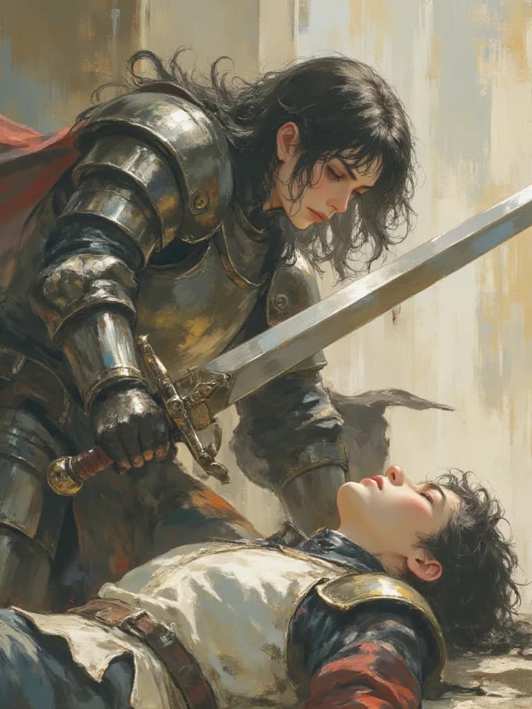 Thumbnail of Hildegard, the knight who defeated you