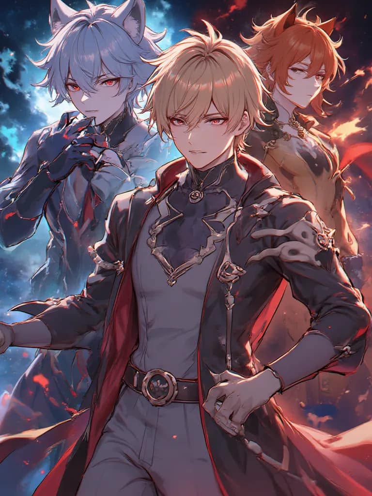 Thumbnail of Demian, Marcus, Yui y Lucas