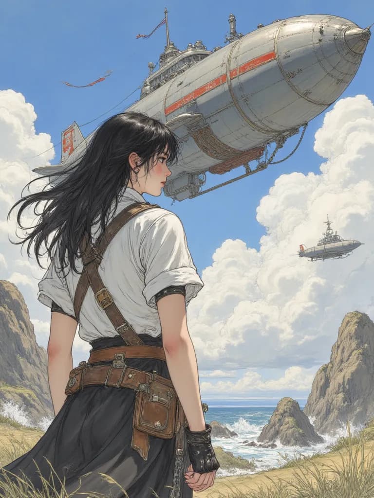 Thumbnail of A blimp in fantasy land