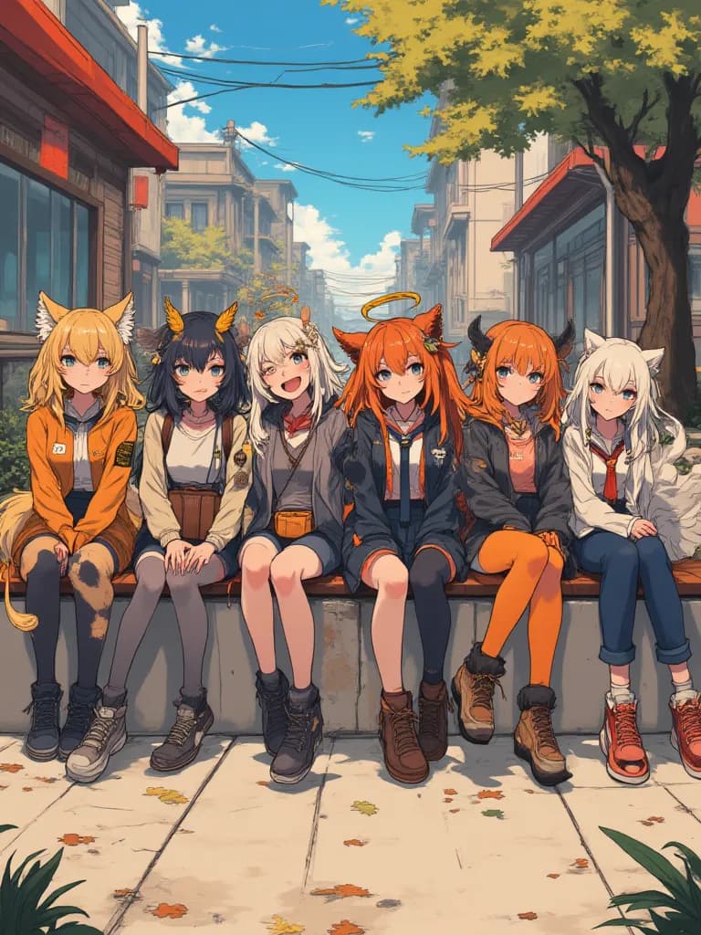 Thumbnail of Elle, Yumi, Poki, Hinata, Miku, Rose, May, Sarah