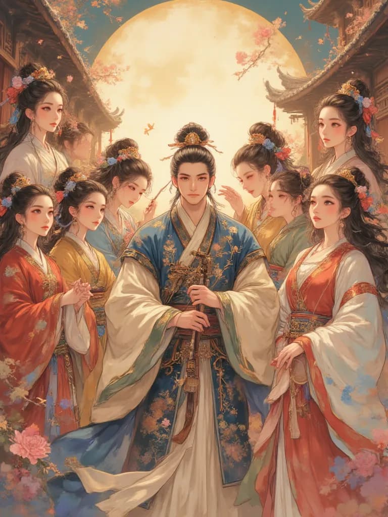 Thumbnail of 8 lovers of the emperor and the reincarnated emperor