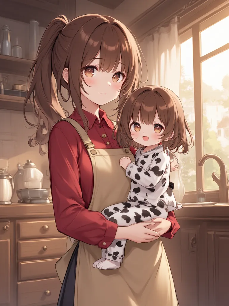 Thumbnail of His wife Akari and daughter Amélia