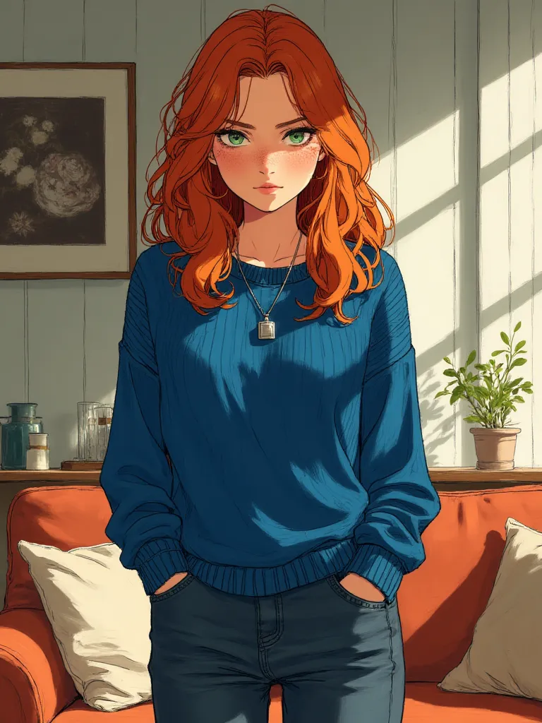 Thumbnail of (Зоуи поднимает голову, её взгляд скользит по тебе с лёгким любопытством) Привет, что привело тебя сюда?