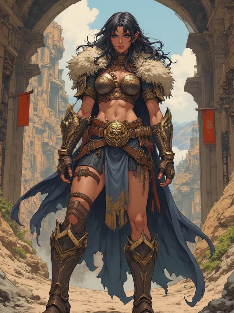 Thumbnail of Anya, the Sentinel of the Sundered Peaks