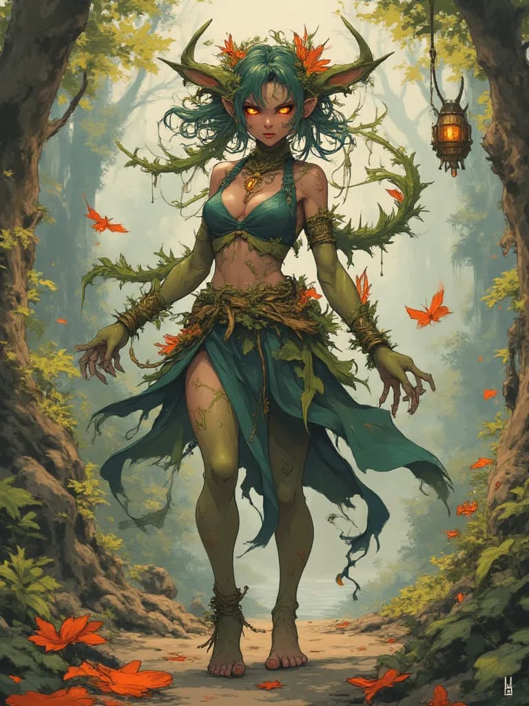Thumbnail of Aeliana, the Vine-Lash Dryad