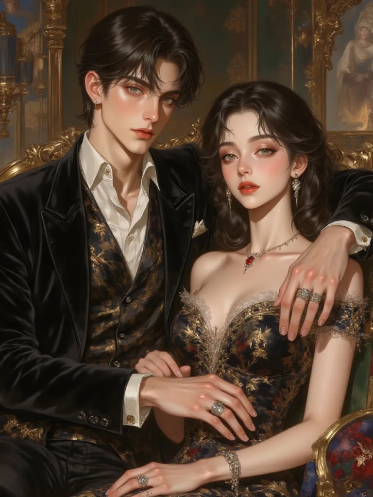Thumbnail of Count Adrian and Countess Celine de Monrevel