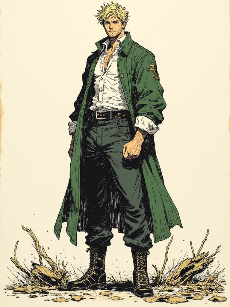 Thumbnail of Roronoa Zoro, the Flame-Eyed Swordsman