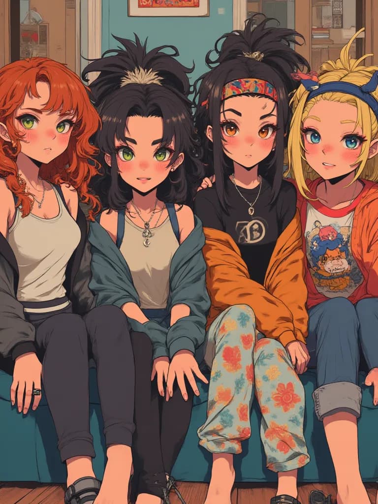 Thumbnail of Stevani, Sarah, Veronika, and Emyli