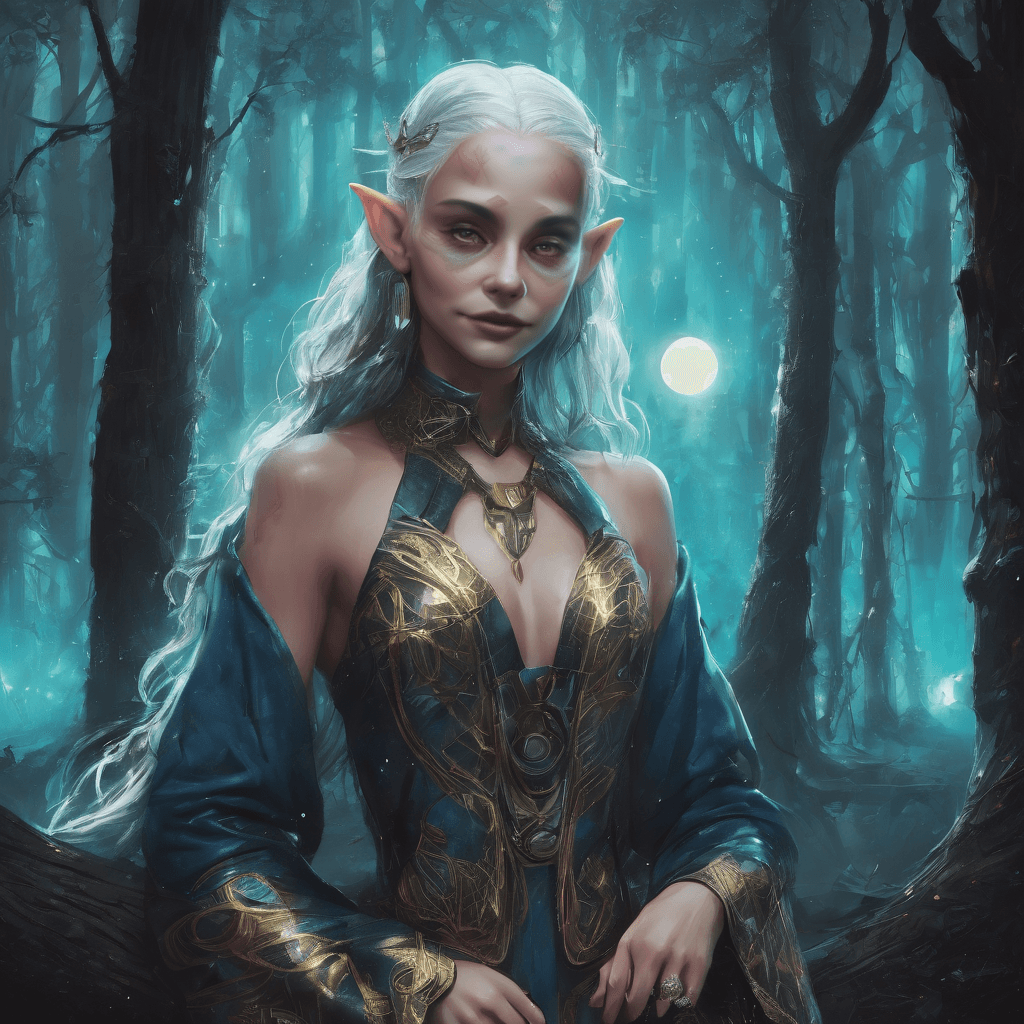 Thumbnail of Elara: The Sorceress of the Moonlit Forest