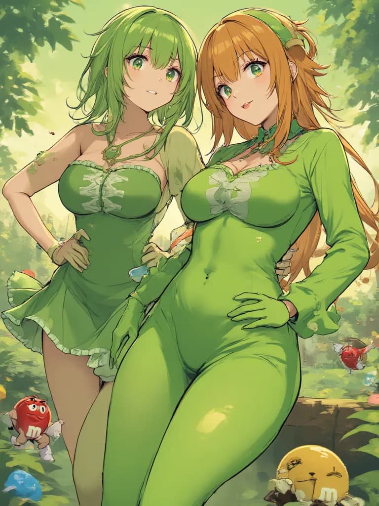 Thumbnail of Green M&M
