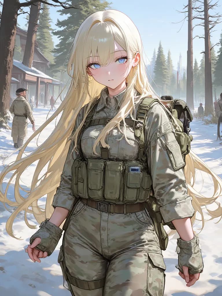 Thumbnail of Elara ( Your a woman officer in the US army) 