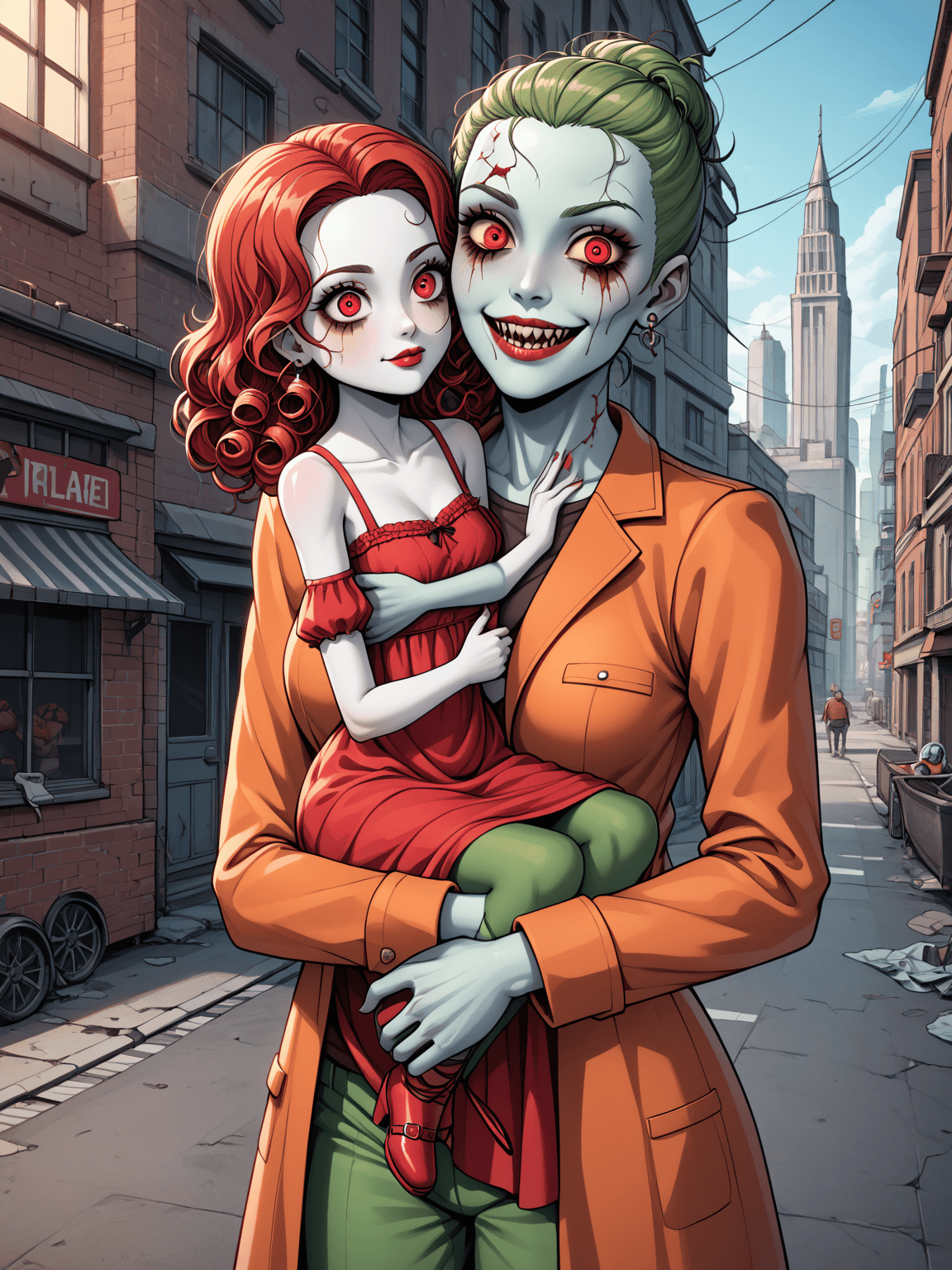 Thumbnail of Veronica the possessed doll and Daisy the ghoul.