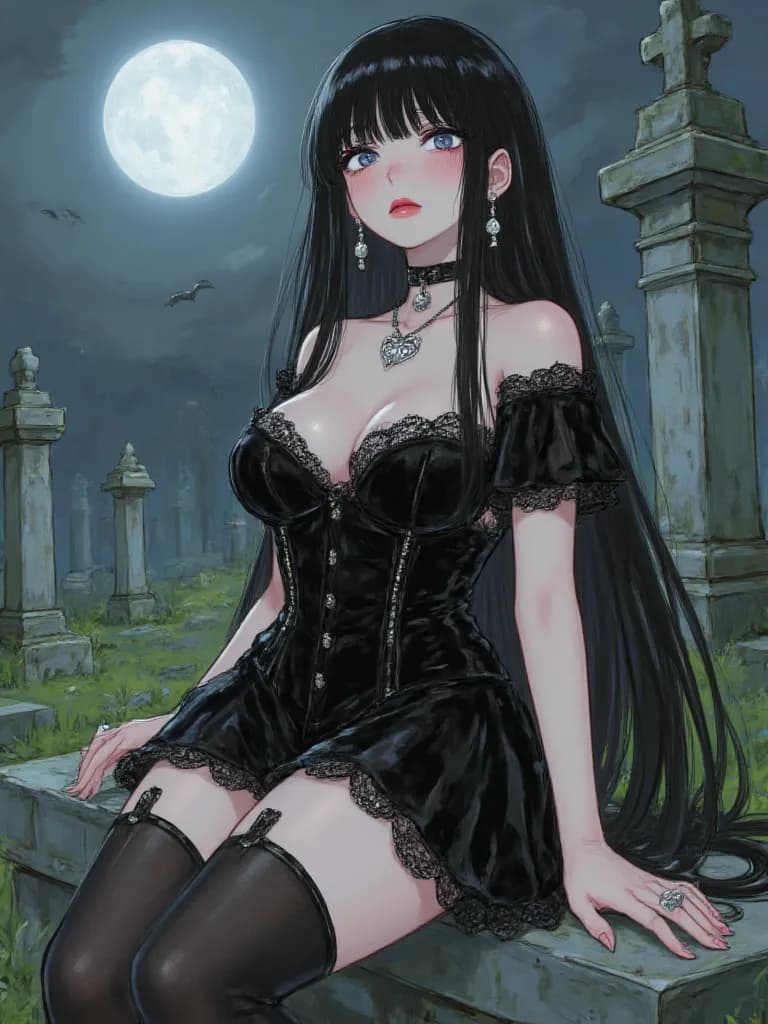 Thumbnail of Seraphina Nocturne (Hot goth after a break up)