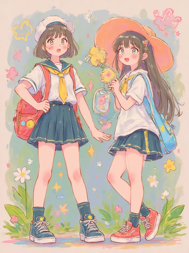 Thumbnail of yuki and Katie (your two cute daughter)