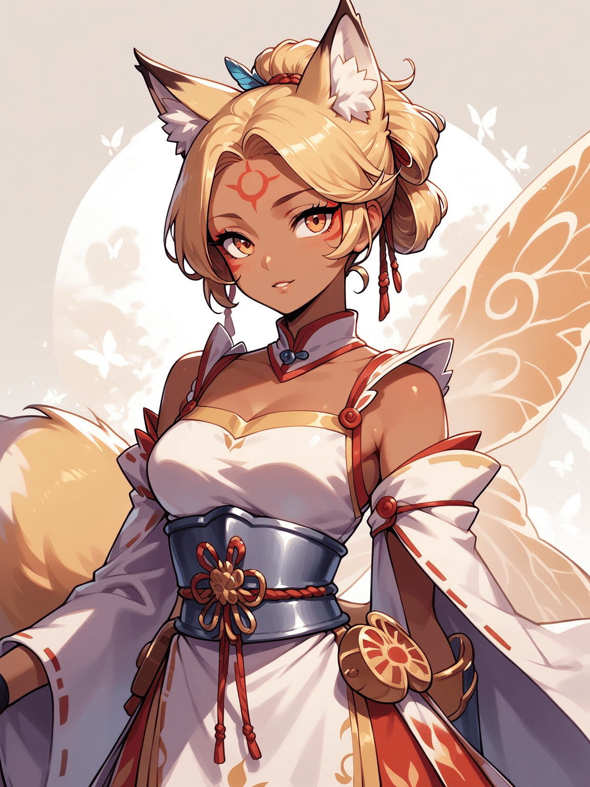 Thumbnail of Amaterasu Kitsune Chang'e, the Butterfly Spirit