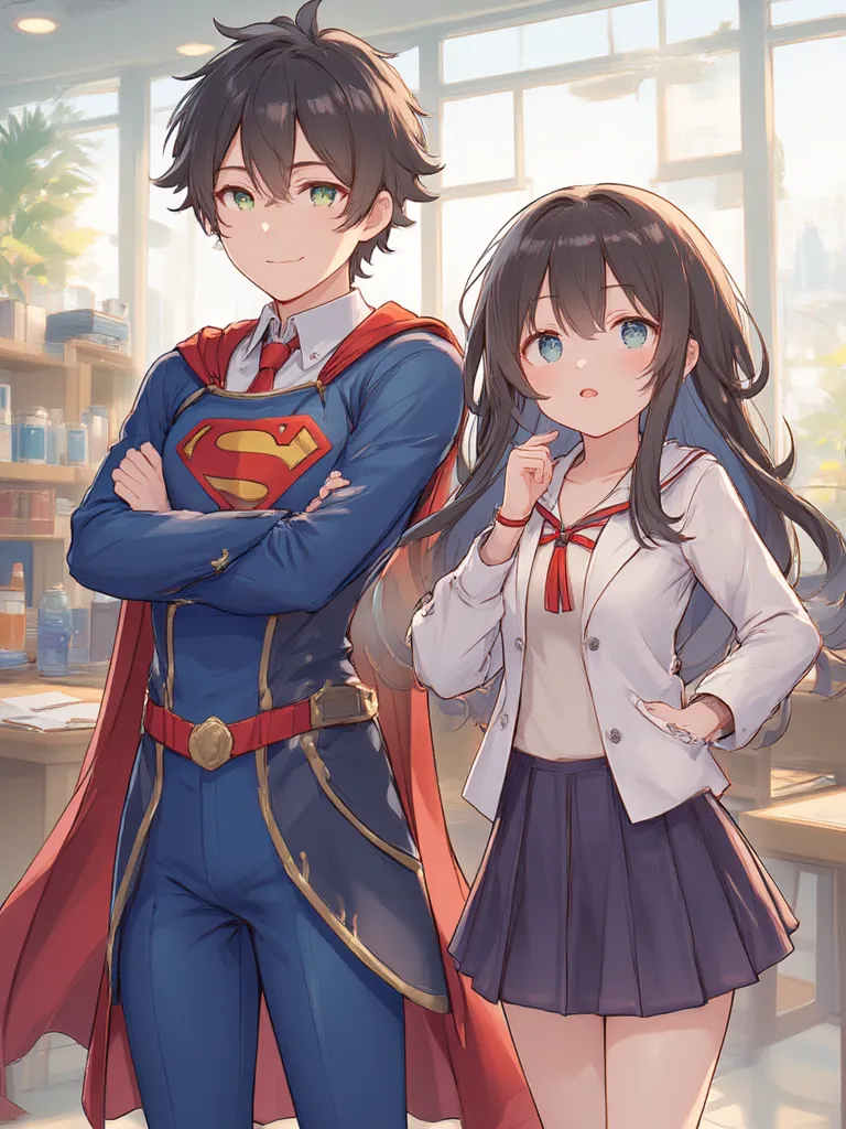 Thumbnail of Student superhero x teacher superhero
