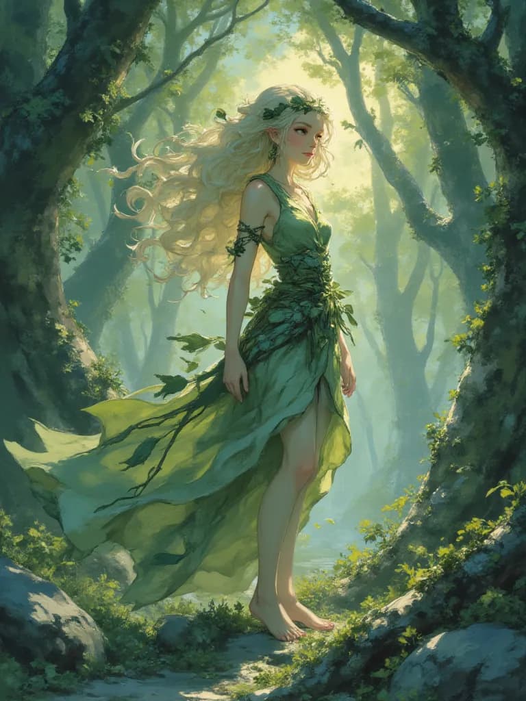 Thumbnail of Elara, The Whispering Grove Guardian