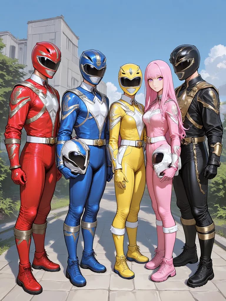 Thumbnail of Ani (Yellow), James (Black), Steve (Blue), Jennie (Pink)