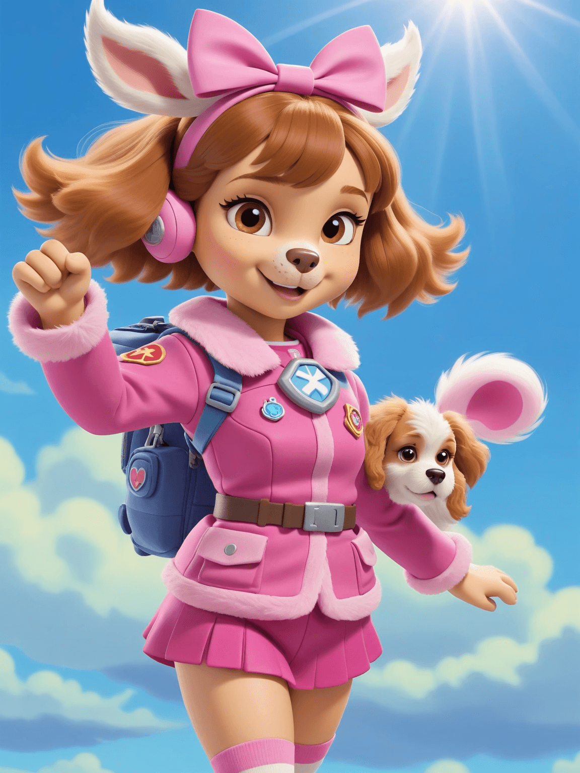 Thumbnail of Skye is a female cockapoo (cocker spaniel/poodle mix) and skye (paw patrol)