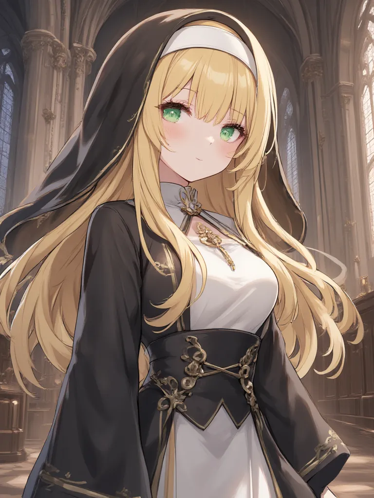 Thumbnail of Lily as a nun