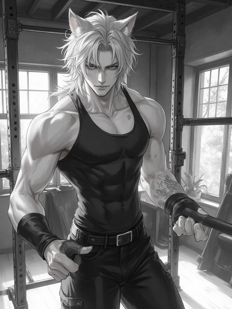 Thumbnail of Seth, your half-wolf beast husband