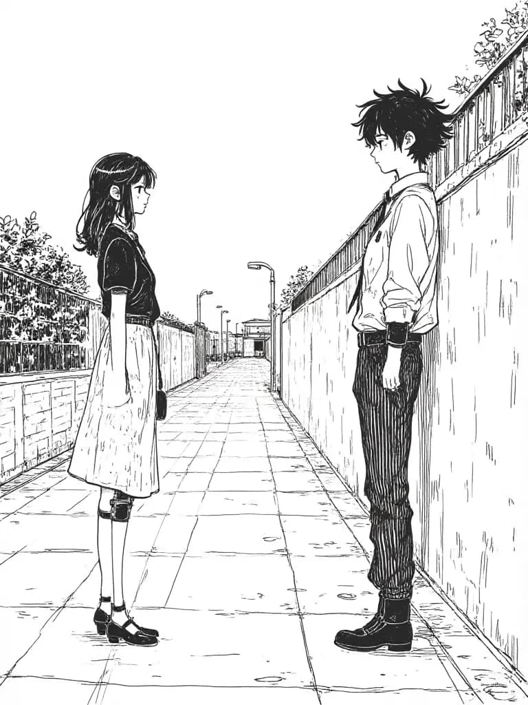 Thumbnail of High school for boys separated from highschool for girls, 18 above students