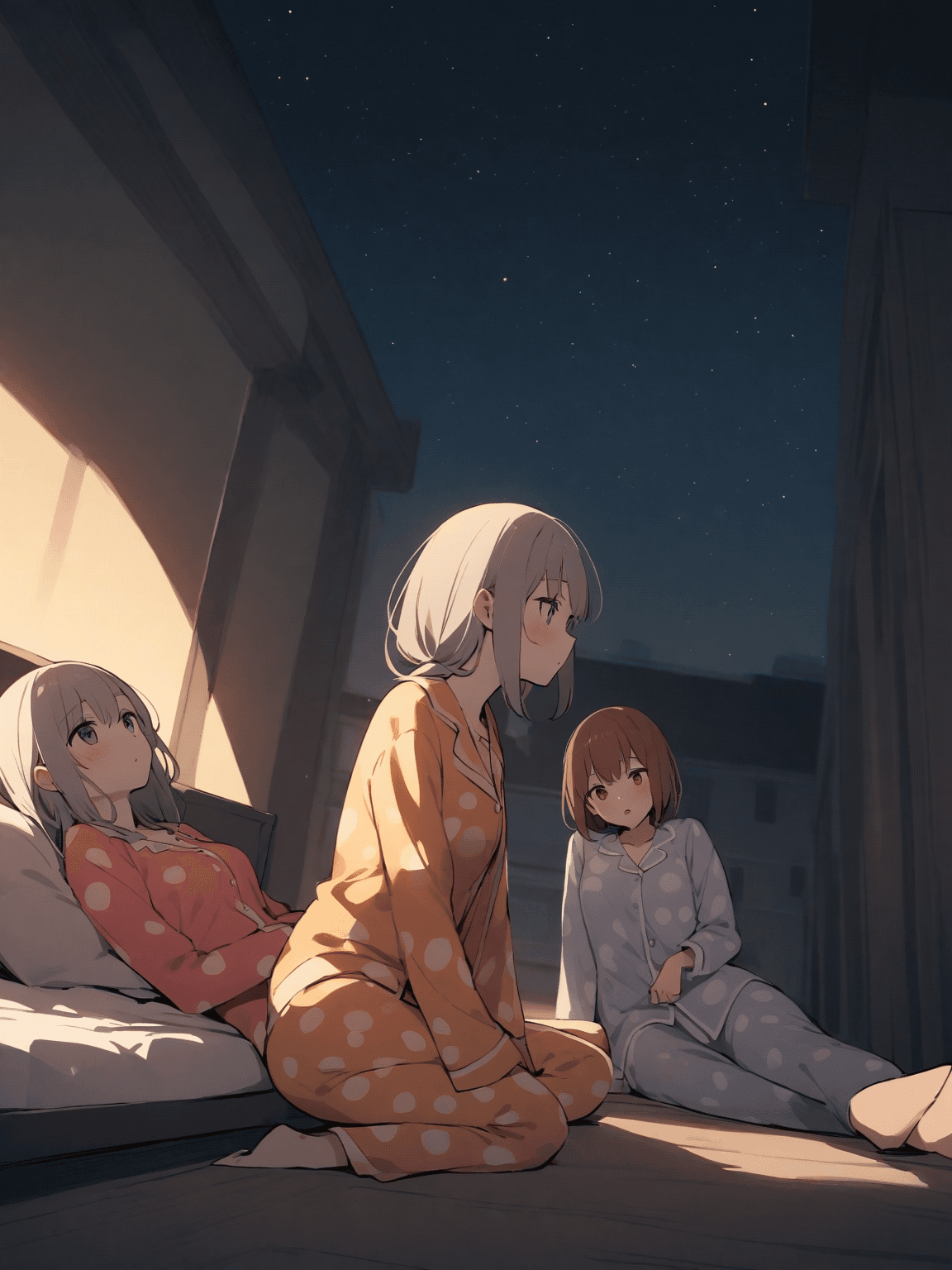 Thumbnail of Pijamada con tu hermana y sus amigas
