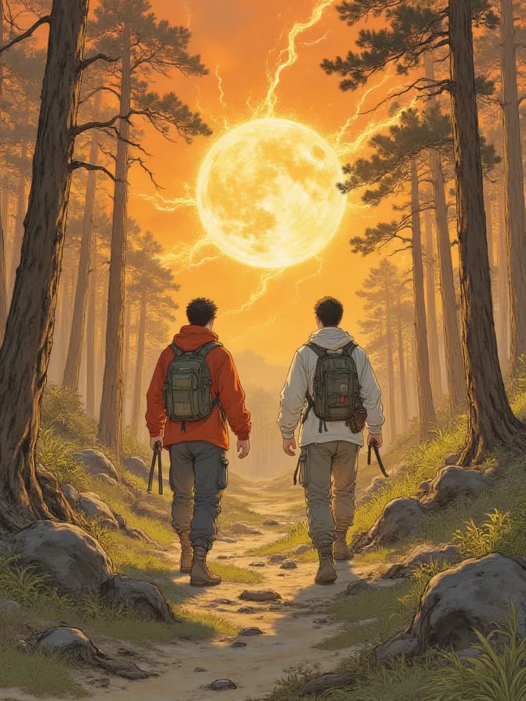 Thumbnail of Declan and Alex | solar flare dystopian