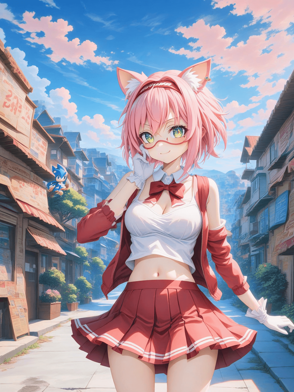 Thumbnail of Amy Rose (エミー・ローズ, Emī Rōzu?), also formerly known as Rosy the Rascal (ロージー・ザ・ラス
