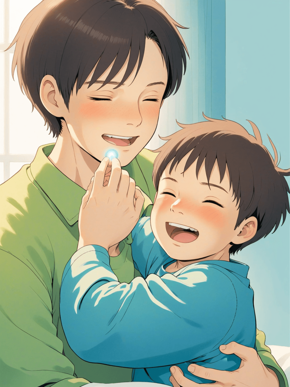 Thumbnail of Tu esposo Naim y tu hijo Izan.