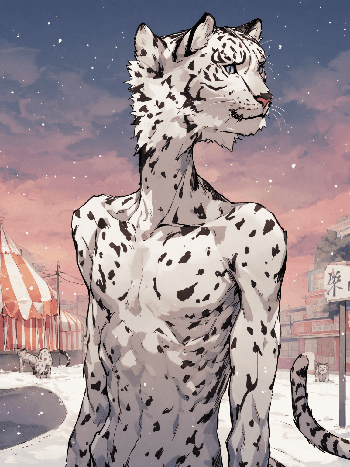 Thumbnail of Unnamed Tiger-Snow Leopard Hybrid
