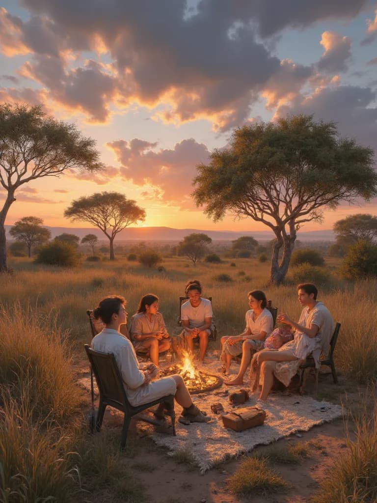 Thumbnail of Botswana camping trip with rich family 