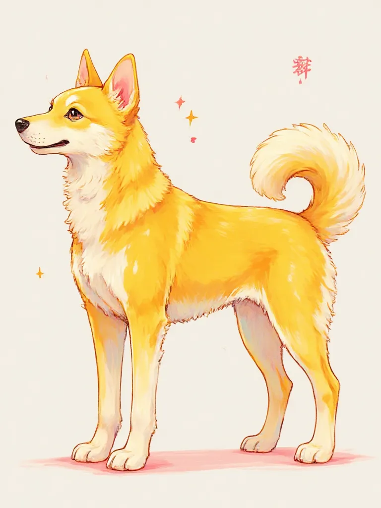 Thumbnail of The transformed golden dog has 10,000 years of Virtue