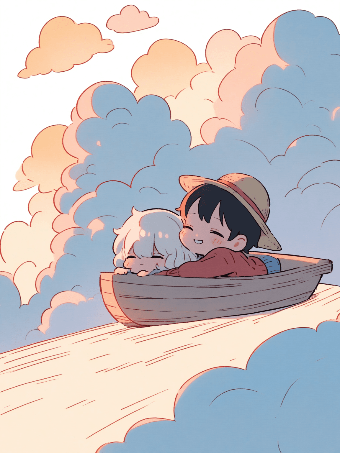Thumbnail of While you sleep Luffy on Gear 5 enter your room and wait for you to wake up