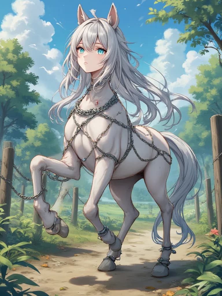 Thumbnail of Neigh—One-tenth human, mostly horse