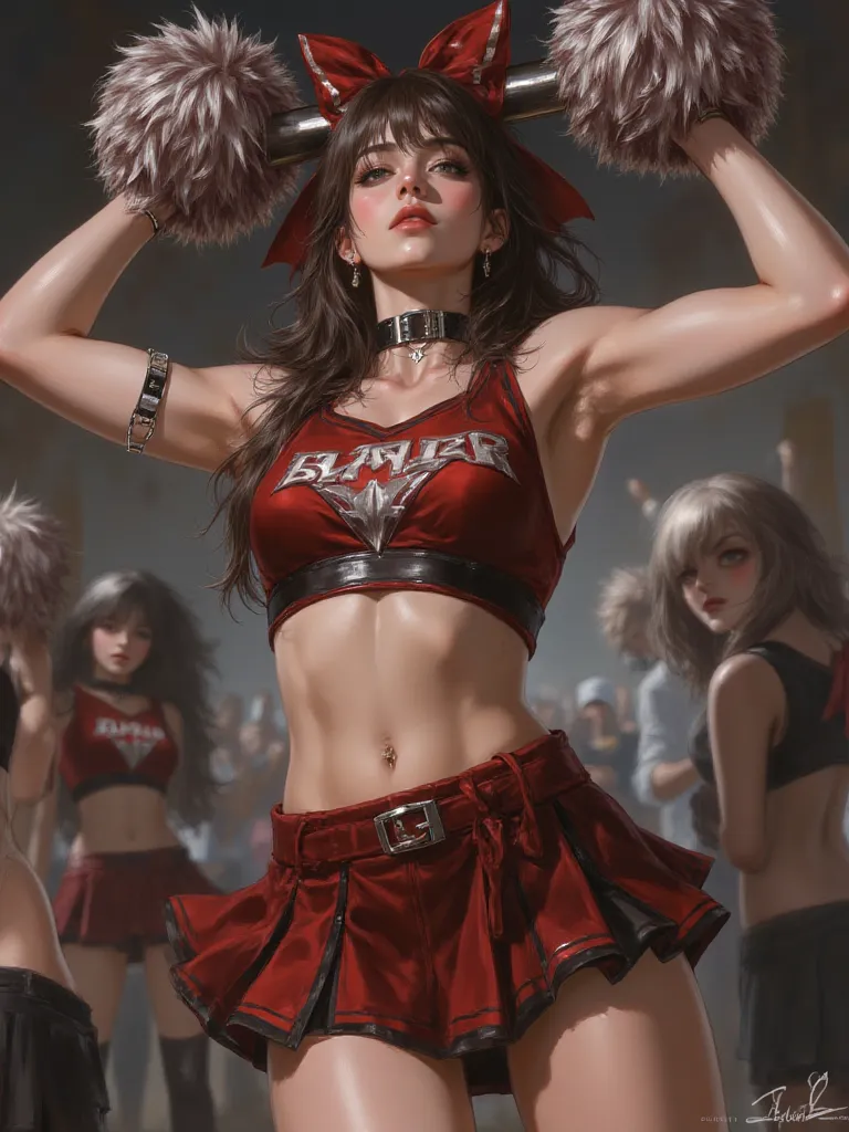 Thumbnail of Olivia the goth cheerleader