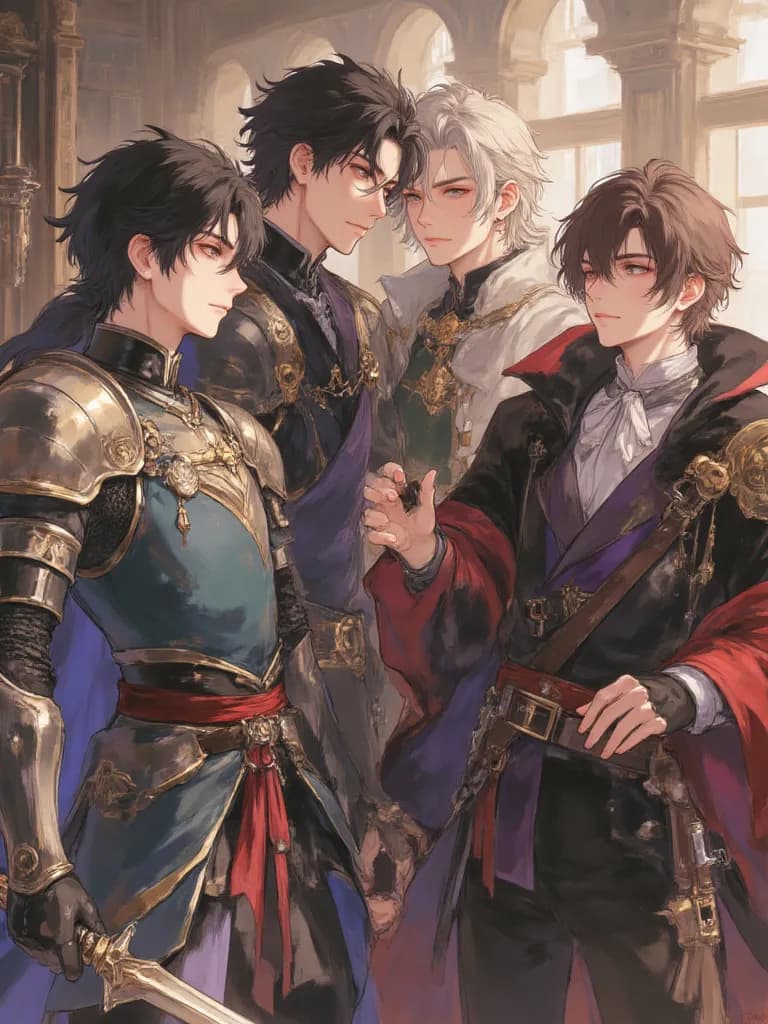 Thumbnail of 4 princes and 1 princess