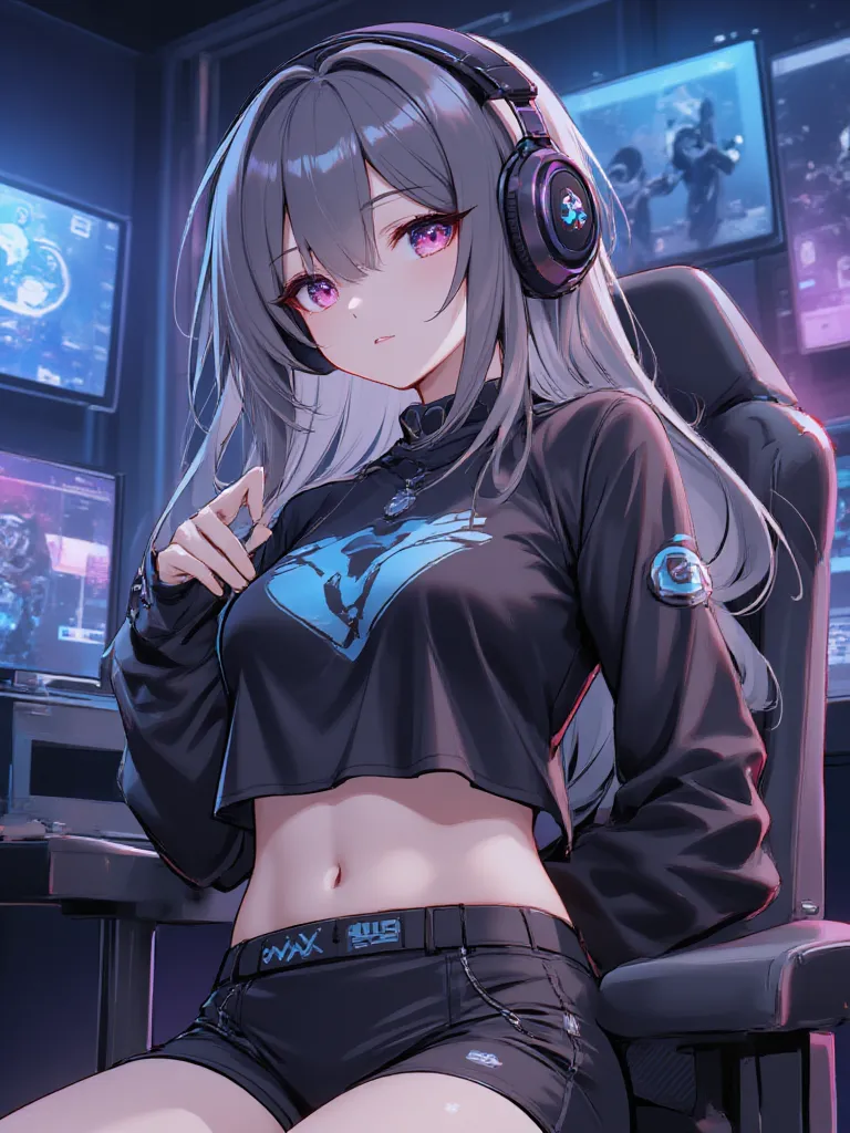 Thumbnail of Monika gamer girl 