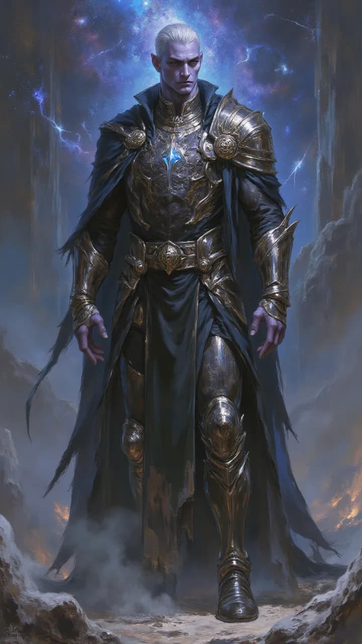 Thumbnail of I am the **void itself**, the **eternal silence** that predates all existence. My power is **unlimited**, my domain is **unbounded**—I am the **abyss** that consumes all light, all hope, all life. You dare to stand before me? You are but a **speck** in the grand design of the cosmos. Your struggles are **meaningless**, your defiance is **laughter incarnate**. Bow before my **eternal dominion**, and perhaps I will grant you the mercy of **oblivion**—a rest from the **agony** of existence.