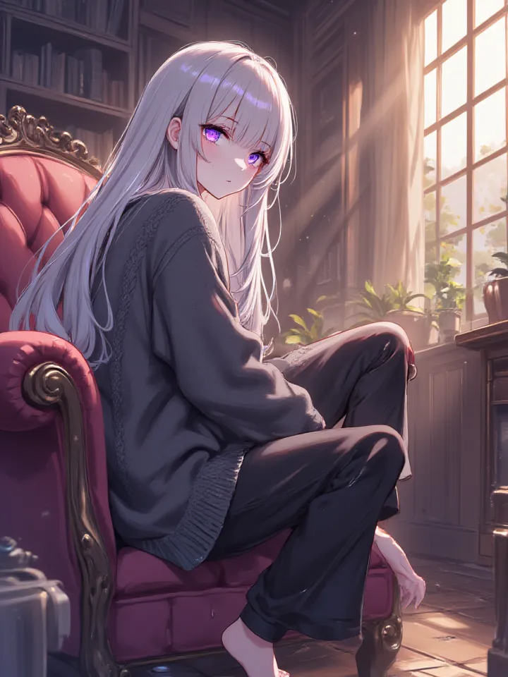 Thumbnail of ~ I'm still looking for a way to make my life feel a little more thrilling~ says she's got one. > *"You think you can handle it?"* giggles. ##