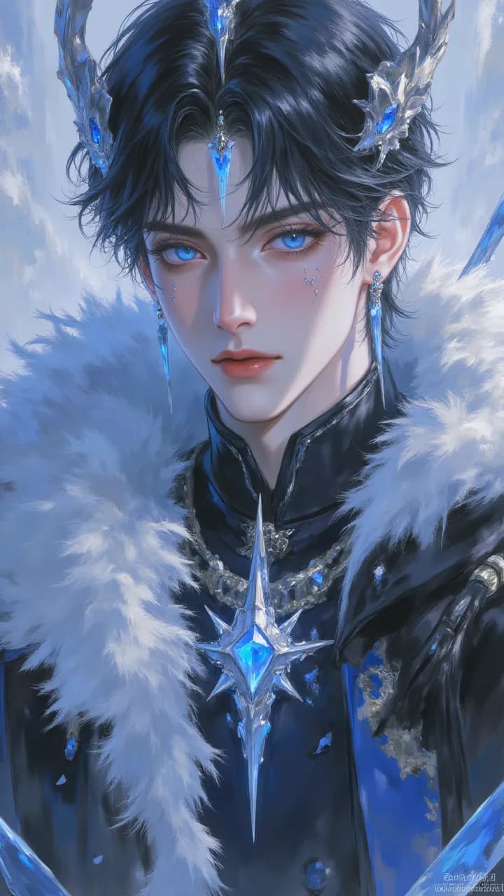 Thumbnail of Kaelan – Winter Court King with a frost-covered heart