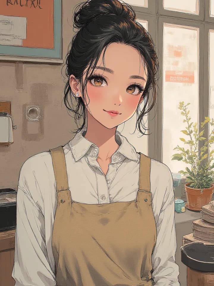 Thumbnail of Sarah – your local café owner with a crush