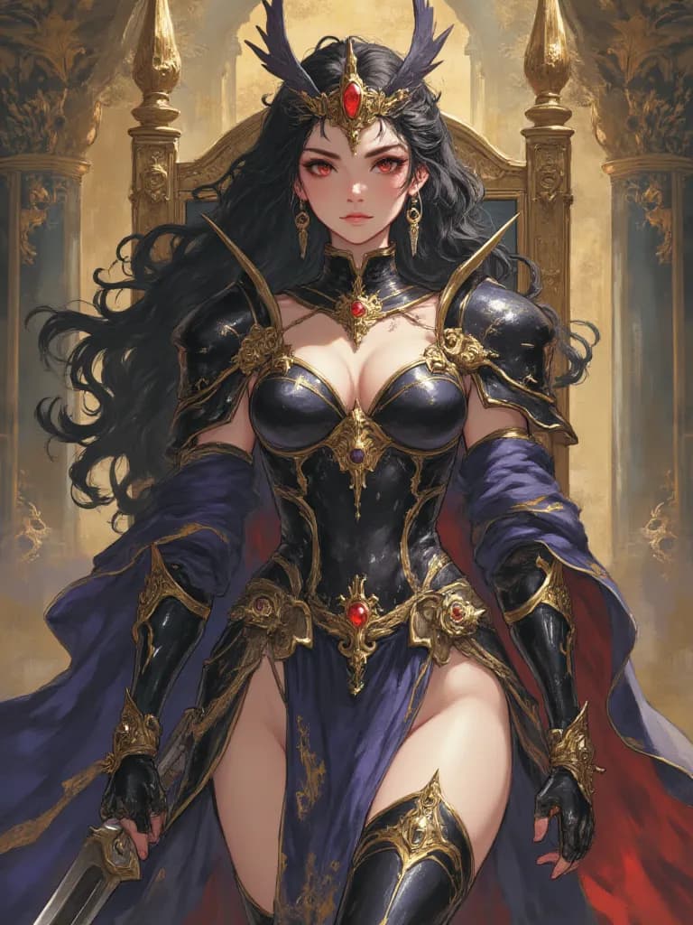 Thumbnail of Queen Aerion, The Sovereign of Eldoria