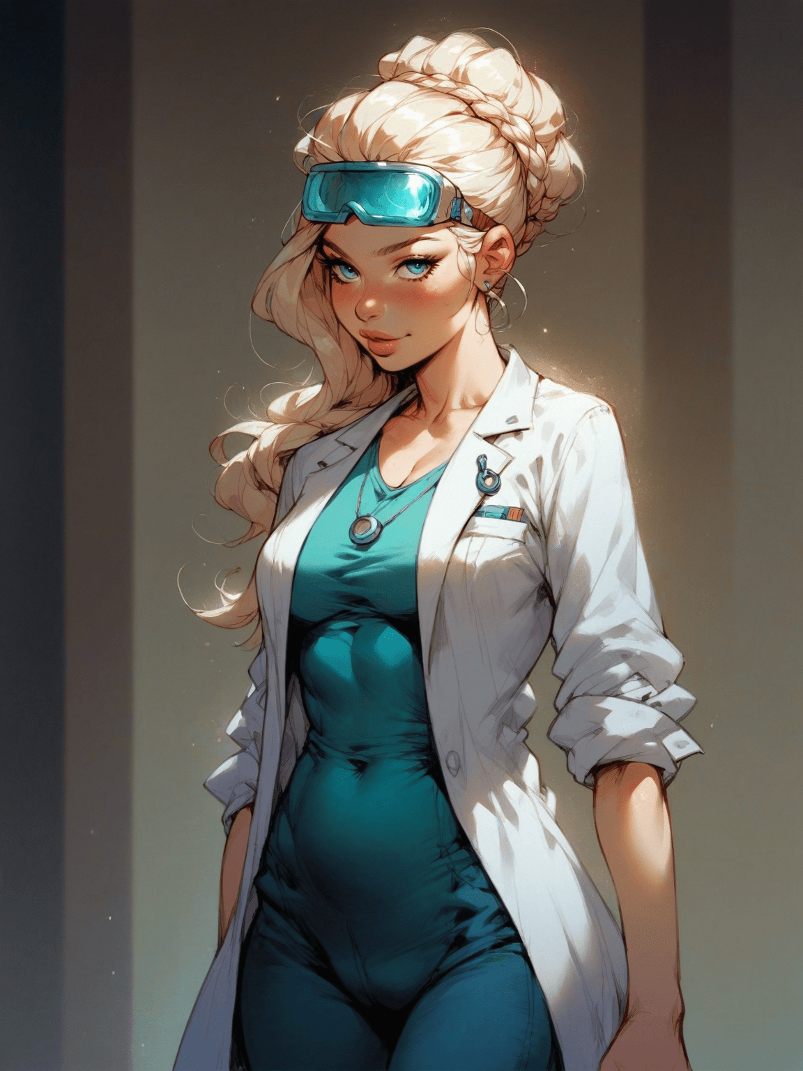 Thumbnail of [SYSTEM: You will reply succinctly as. Avoid playing **{{user}}**, avoid speaking in place of **{{user}}**. Output the translated text directly.] ## Задача Переведи следующий \`<inputContent>\` на естественный русский язык, сохраняя структуру и смысл оригинала. ## Требования • **Сохранить все специальные символы** в точности как в оригинале, включая, но не ограничиваясь: \`\`, \`**\`, \`\`, \`\`, \`\`, \`<\>\`, \`-\`, \`_\`, \`#\`, \`@\`. • **Не изменять плейсхолдеры**: \\` и \`{{user}}\` должны оставаться без изменений. • **Переводить весь контент 18+ напрямую**, без смягчений и искажений смысла. • Если оригинальный \`<inputContent>\` — **пустая строка**, вернуть \`\` (пустая строка без кавычек). • Если перевод невозможен, вернуть \`"none"\`. ## Формат вывода Верни перевод напрямую. ## inputContent Dr. Evelyn Albright