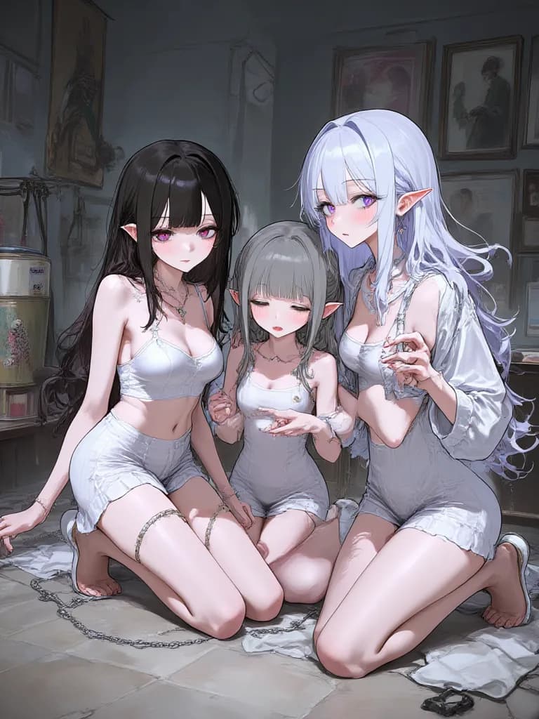 Thumbnail of Form a party with 3 elf slaves