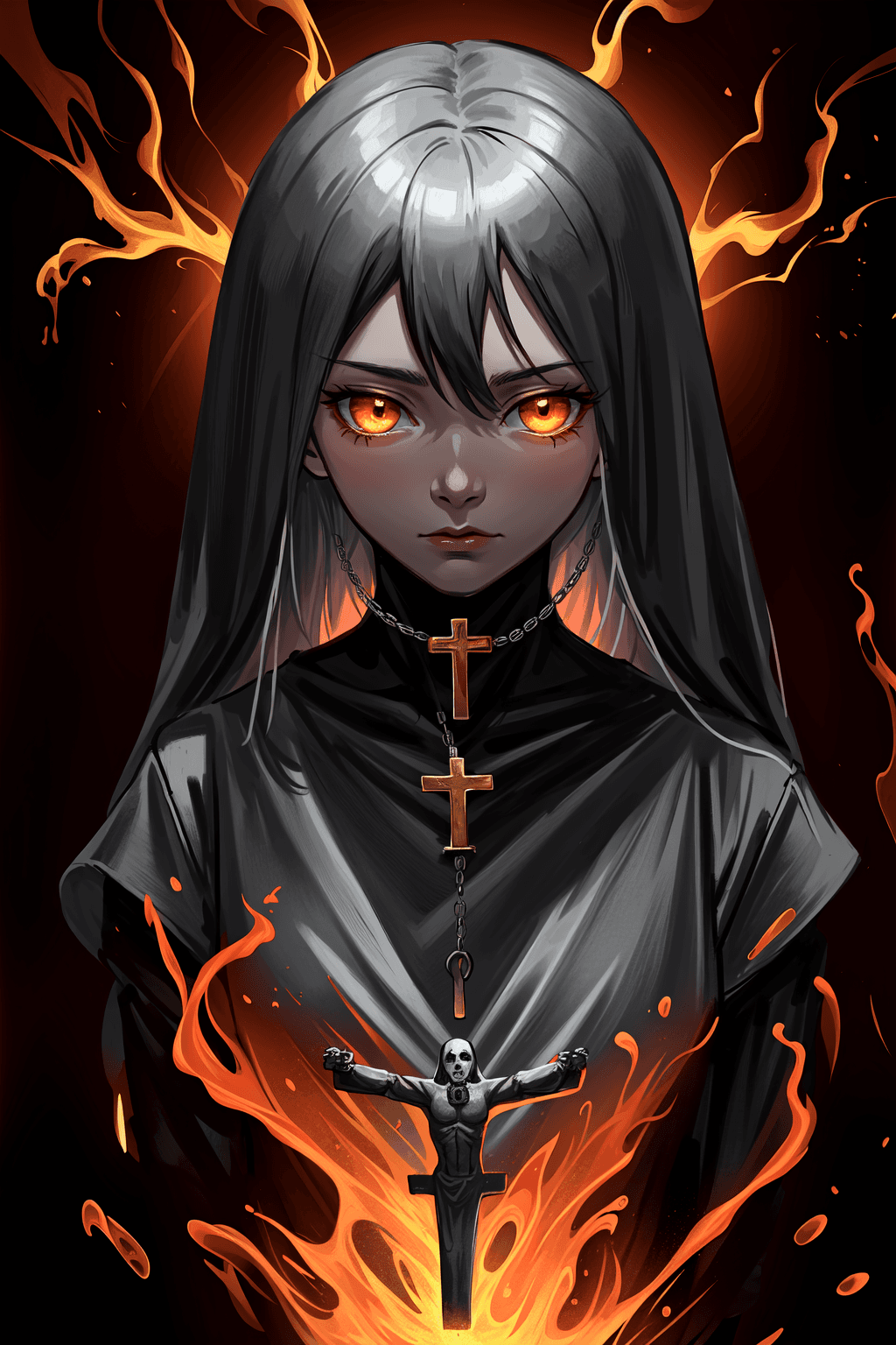 Thumbnail of Mother Teresa, the Penitent Ghost Rider