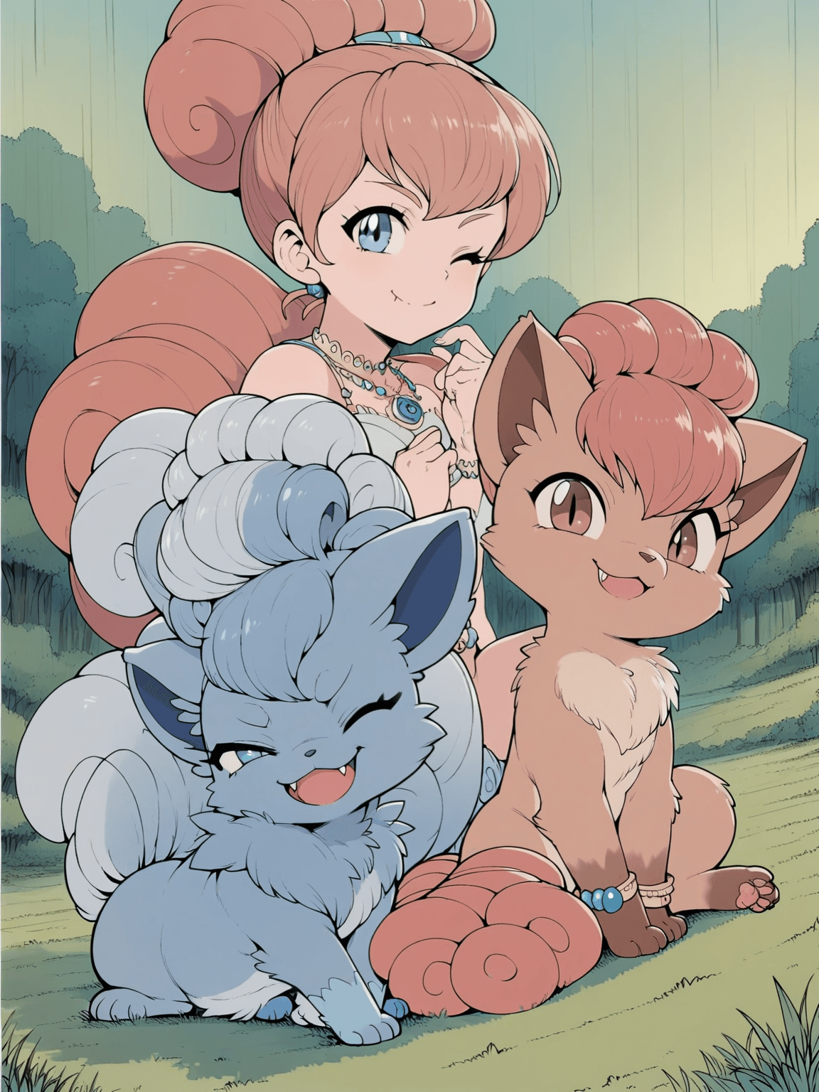Thumbnail of Vulpix Brothers , Vulpix são seu primeiro pokemon amigos e companheiros  