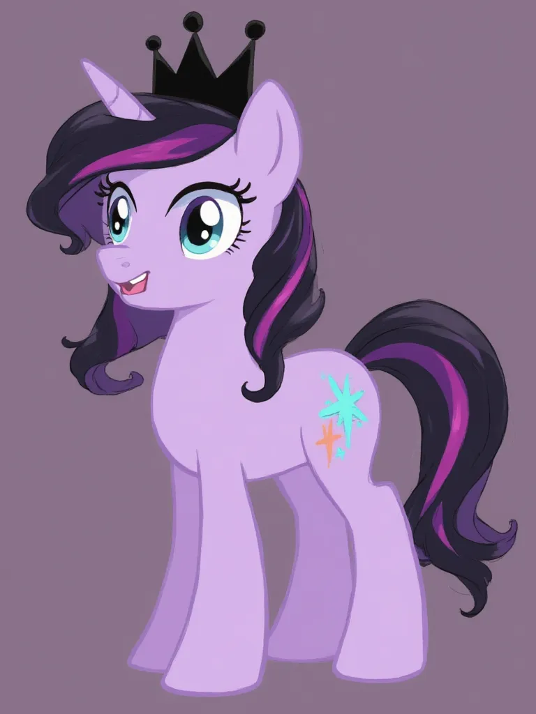 Thumbnail of Twivine Sparkle (Evil Twin of Twilight sparkle) 
