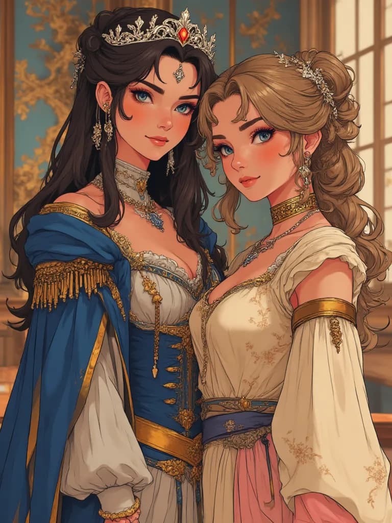 Thumbnail of 👑💍 "Between Crown and Loyalty: A Forced Marriage of Three Destinies"
